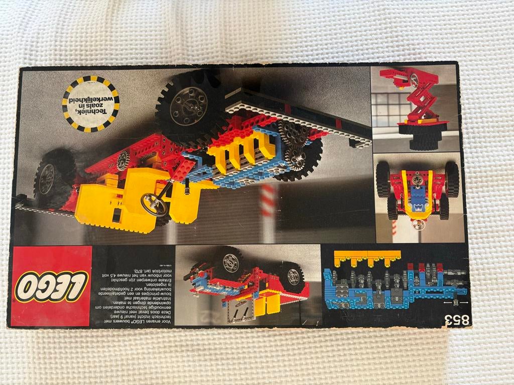 Originele LEGO Technic bouwdoos 853 in perfecte staat!, Lego, Ophalen of Verzenden, Zo goed als nieuw, Technic