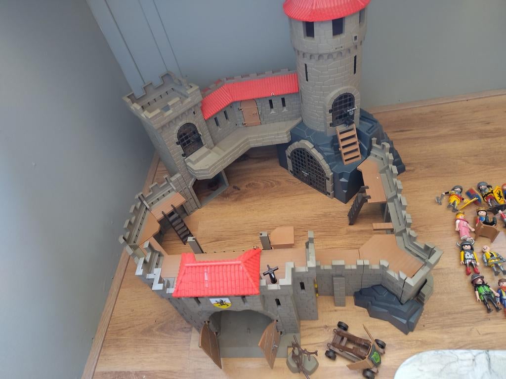 Playmobil Leeuwen Ridderkasteel 4865 met extra's, Ophalen of Verzenden