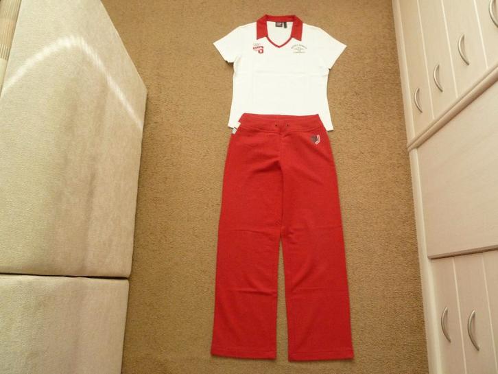 ESP sports broek en polo maat 34-36 nog splinternieuw, Kleding | Dames, Broeken en Pantalons, Nieuw, Maat 36 (S), Rood, Lang, Ophalen of Verzenden