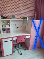 Micke bureau, opzetstuk en bureaustoel, Ophalen, Zo goed als nieuw