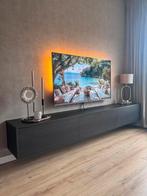 Zwevend TV-meubel zwart 240cm, Ophalen, Zo goed als nieuw, 200 cm of meer, Minder dan 100 cm