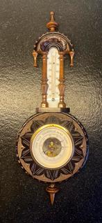 Weerstation Barometer Thermometer Vintage Antiek, Audio, Tv en Foto, Weerstations en Barometers, Ophalen, Zo goed als nieuw