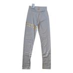 Grijs met goud legging S/M, Kleding | Dames, Leggings, Maillots en Panty's, Legging, Maat 36/38 (S), Verzenden, Noekies.com