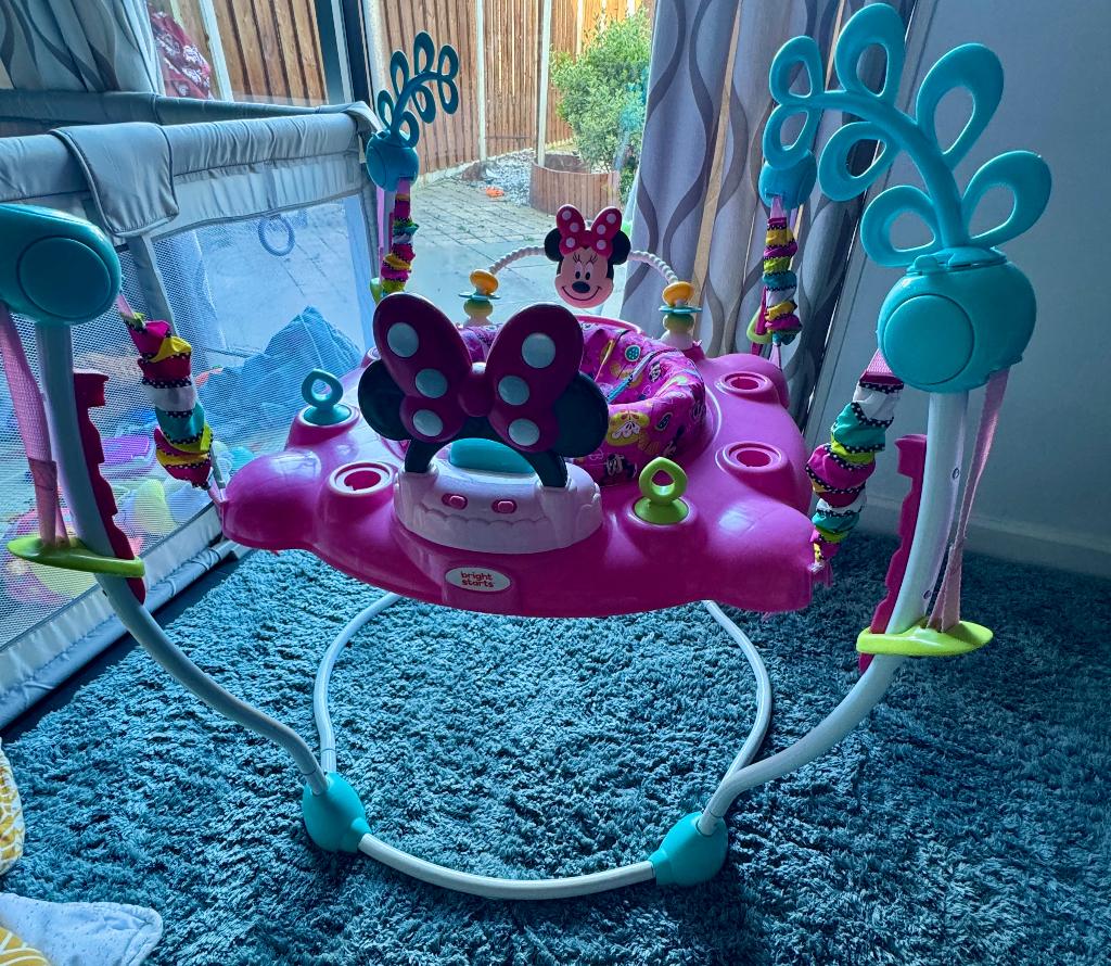 Baby jumper for Sale, Ophalen, Zo goed als nieuw, Babygym, Met licht