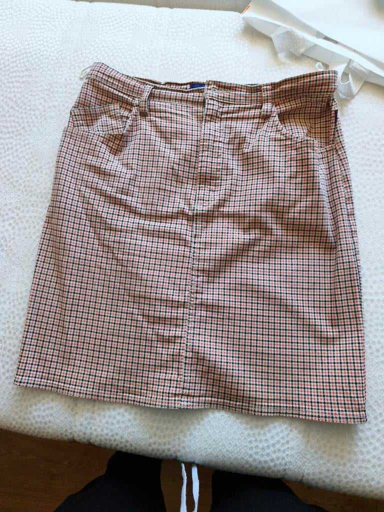 Rok ruitje maat 42 rits van voren nieuw, Overige kleuren, Maat 42/44 (L), Nieuw, Ophalen of Verzenden
