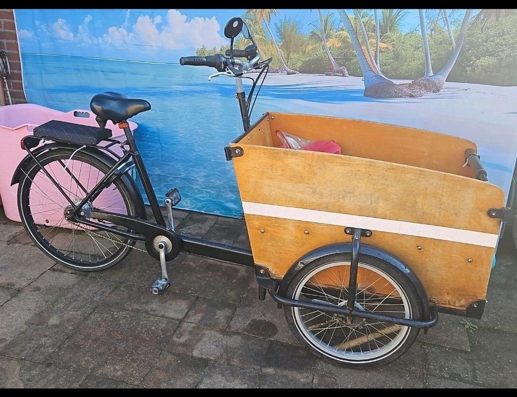 Bakfiets Babboe Big, Fietsen en Brommers, Fietsen | Bakfietsen, Gebruikt, Overige merken, 4 kinderen of meer, Ophalen