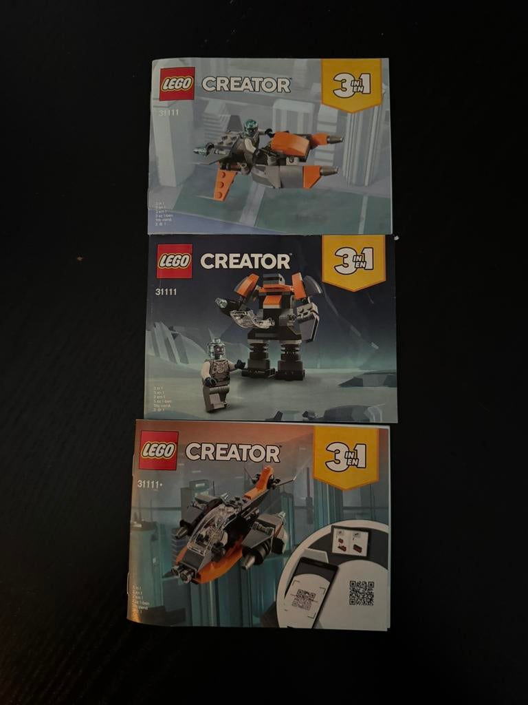 LEGO Creator Cyber Drone - 31111, Ophalen of Verzenden, Zo goed als nieuw