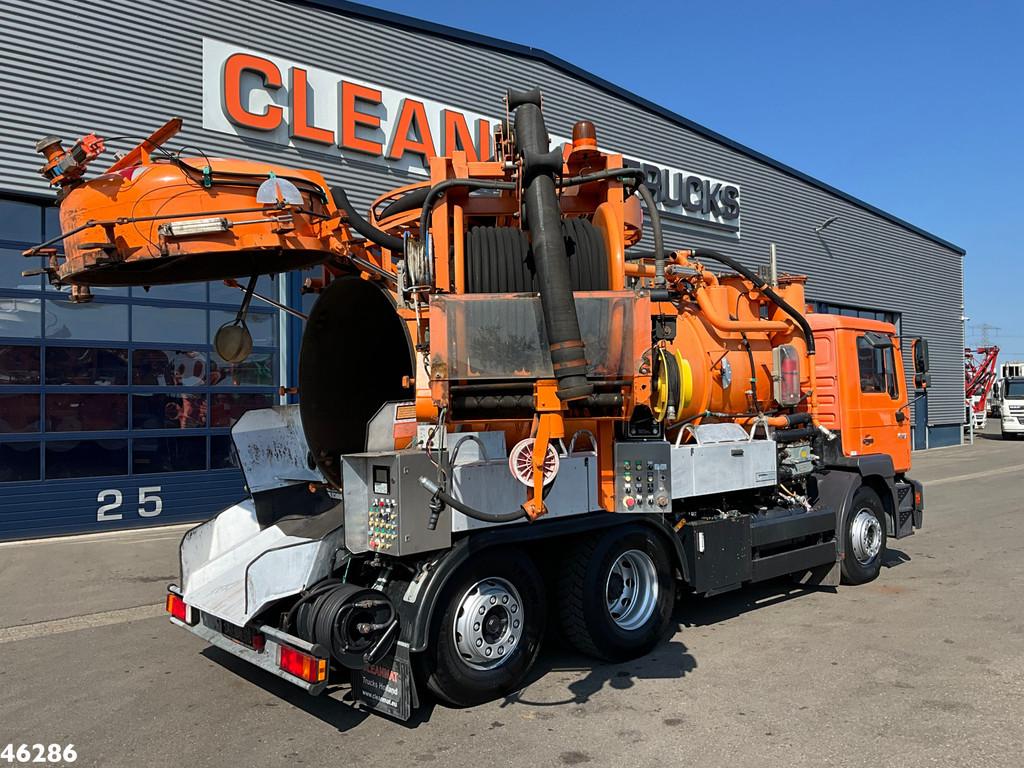 MAN 26.314 Kroll kolkenzuiger 9m³ Just 185.429 km!, Auto's, Vrachtwagens, MAN, 310 pk, Cruise Control, 2 stoelen