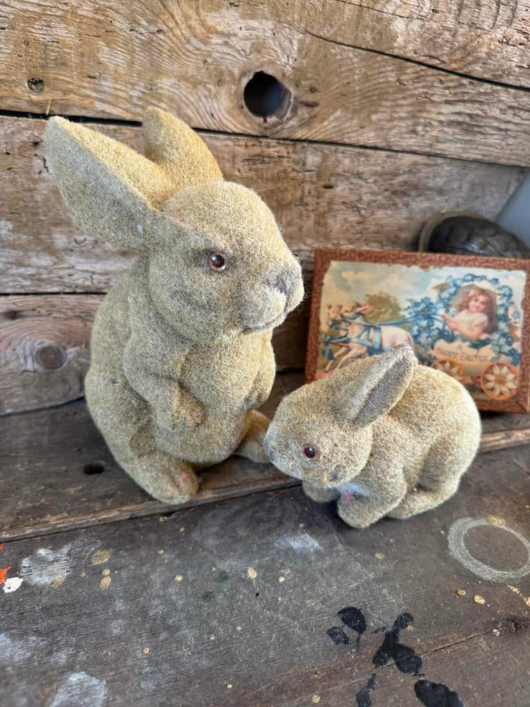 2 flock haasjes, Diversen, Pasen, Ophalen of Verzenden