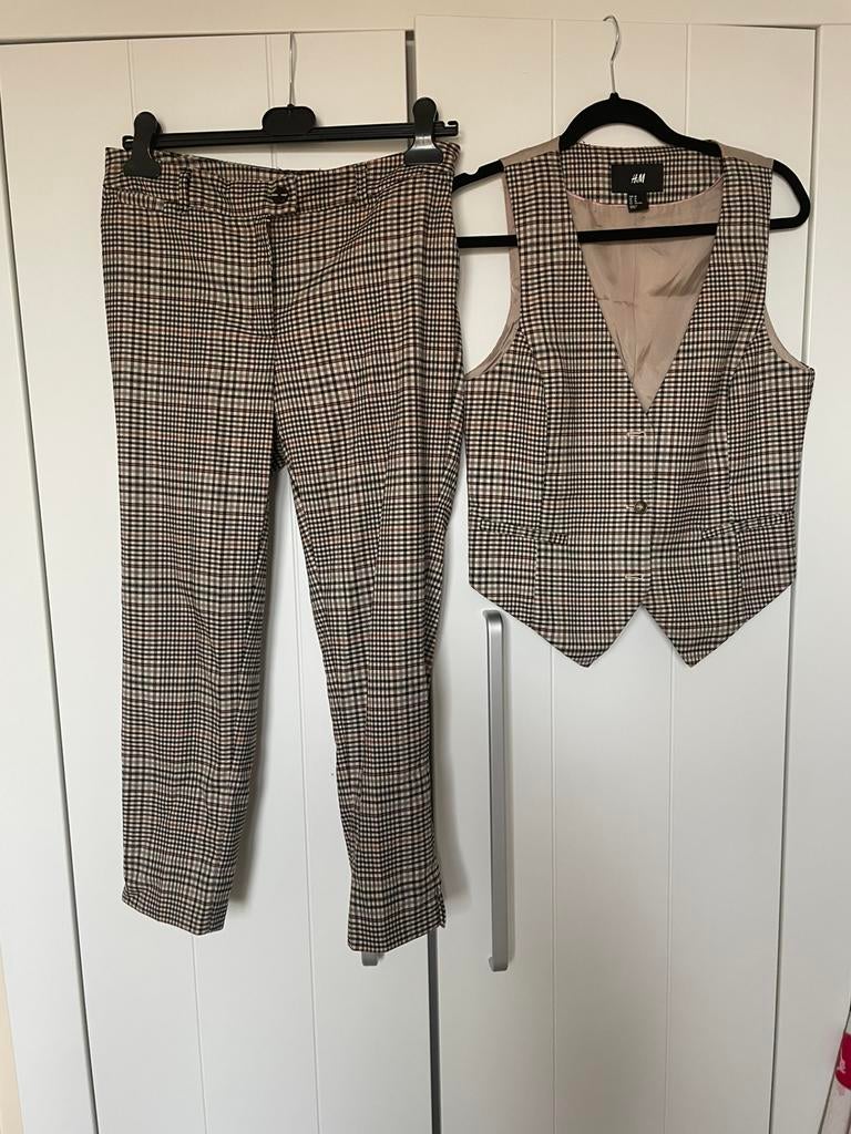 Dames pak maat 38, Ophalen of Verzenden, Zo goed als nieuw, Maat 38/40 (M), Lang