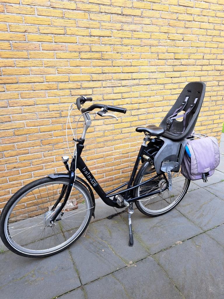 Batavus dames/mama fiets met Yepp kinderzitje, Ophalen, Gebruikt, Batavus, Versnellingen