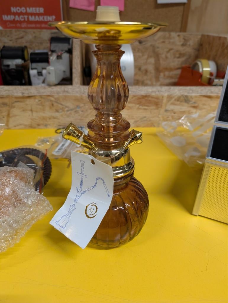 Shisha Waterpijp - Compleet met Slang en Kom, Ophalen of Verzenden, Nieuw, (Water)pijp