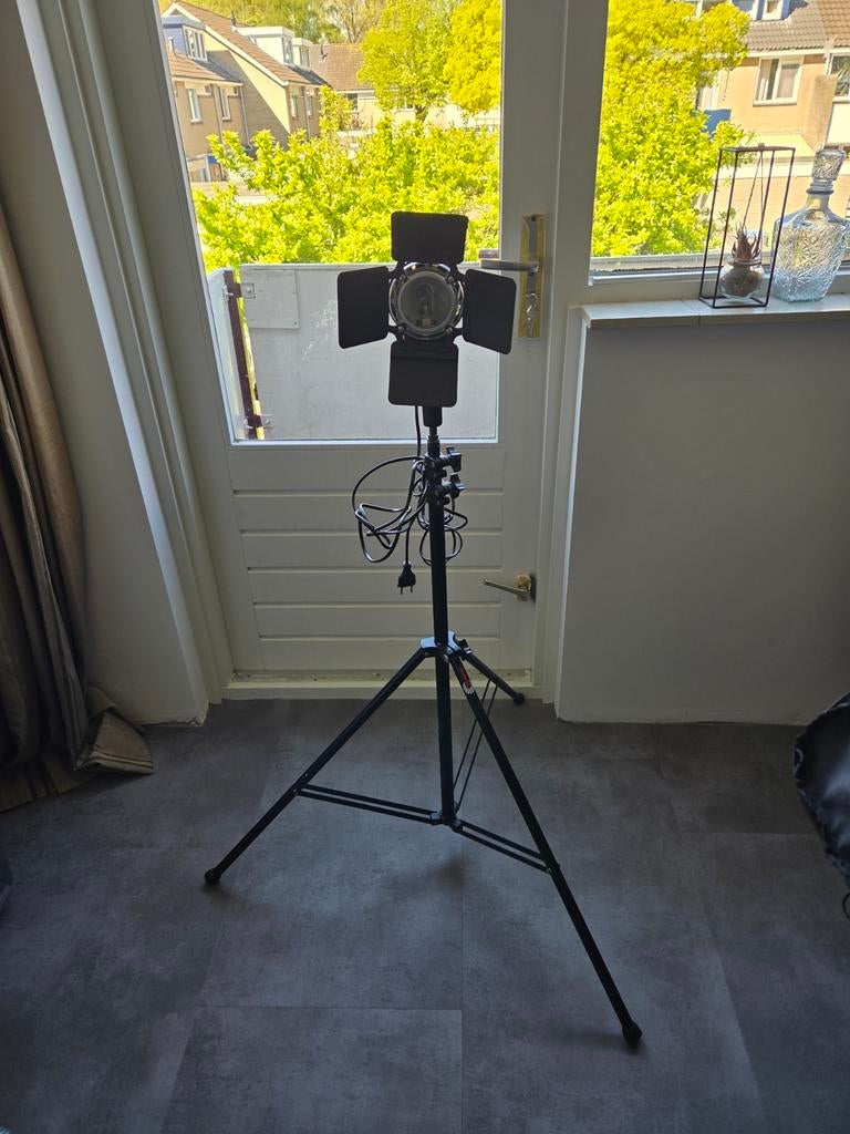Hedler Turbo Silent Videolamp met defecte halogeenlamp, Ophalen of Verzenden, Niet werkend, Lamp of Flitsset