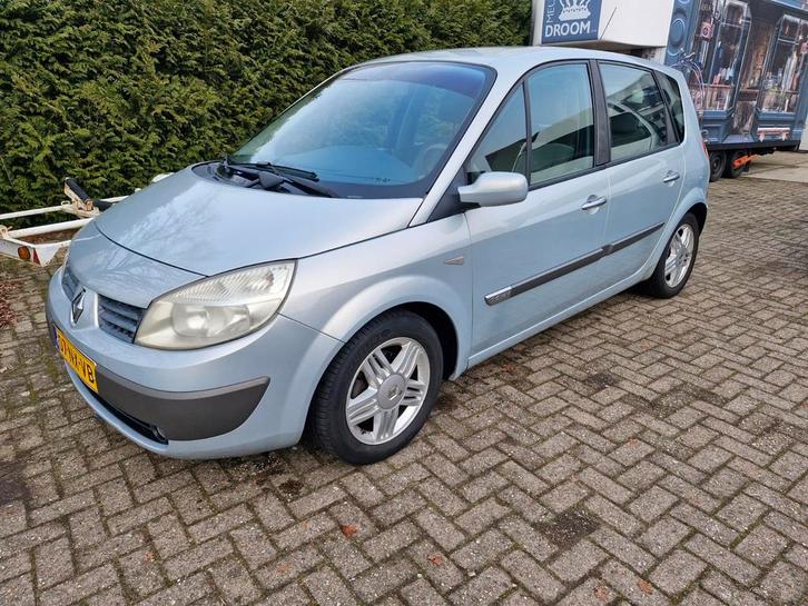 Renault Scénic 1.6 16V 83KW Autbas Euro3 2004 Grijs, Auto's, Renault, Bedrijf, Scénic, Benzine, Euro 3, C, MPV, Handgeschakeld