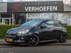 Opel Corsa 1.6 Turbo OPC - APPLE CARPLAY - KUIPSTOELEN -207, Auto's, Gebruikt, Leder en Stof, Zwart, Bedrijf