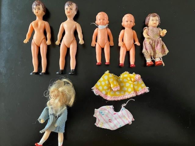 Poppenhuis poppetjes van Lundby, retro jaren 80., Ophalen of Verzenden, Gebruikt, Poppenhuis