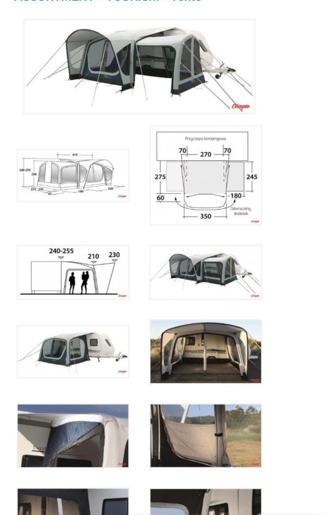 Oppomp voortent Outwell reed 350 SA, Caravans en Kamperen, Voortenten en Luifels, Gebruikt, Outwell, Ophalen