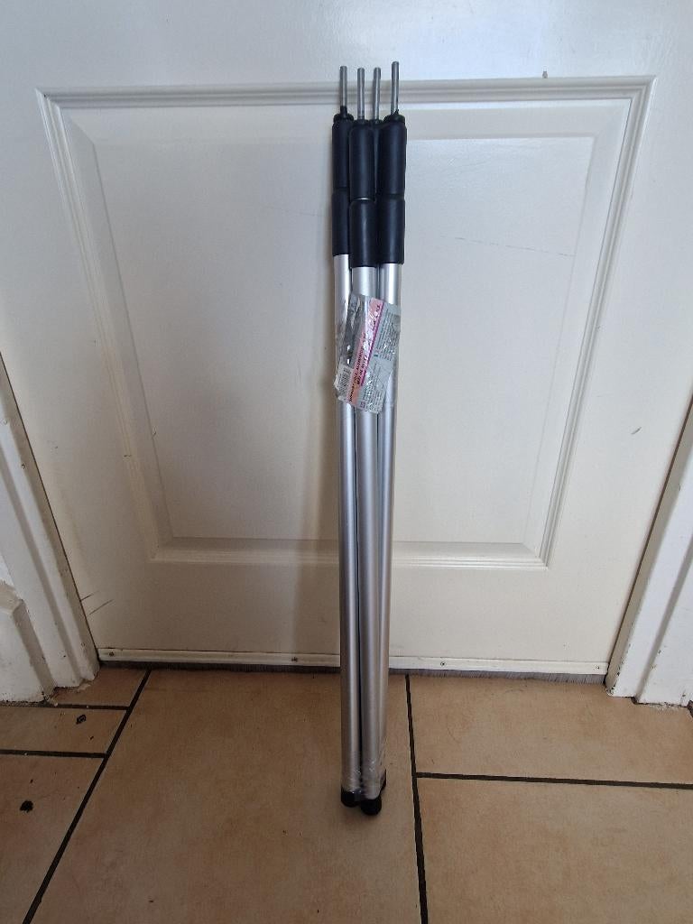 Aluminium telescopische stokken voor luifels/tentondersteuni, Ophalen of Verzenden, Nieuw