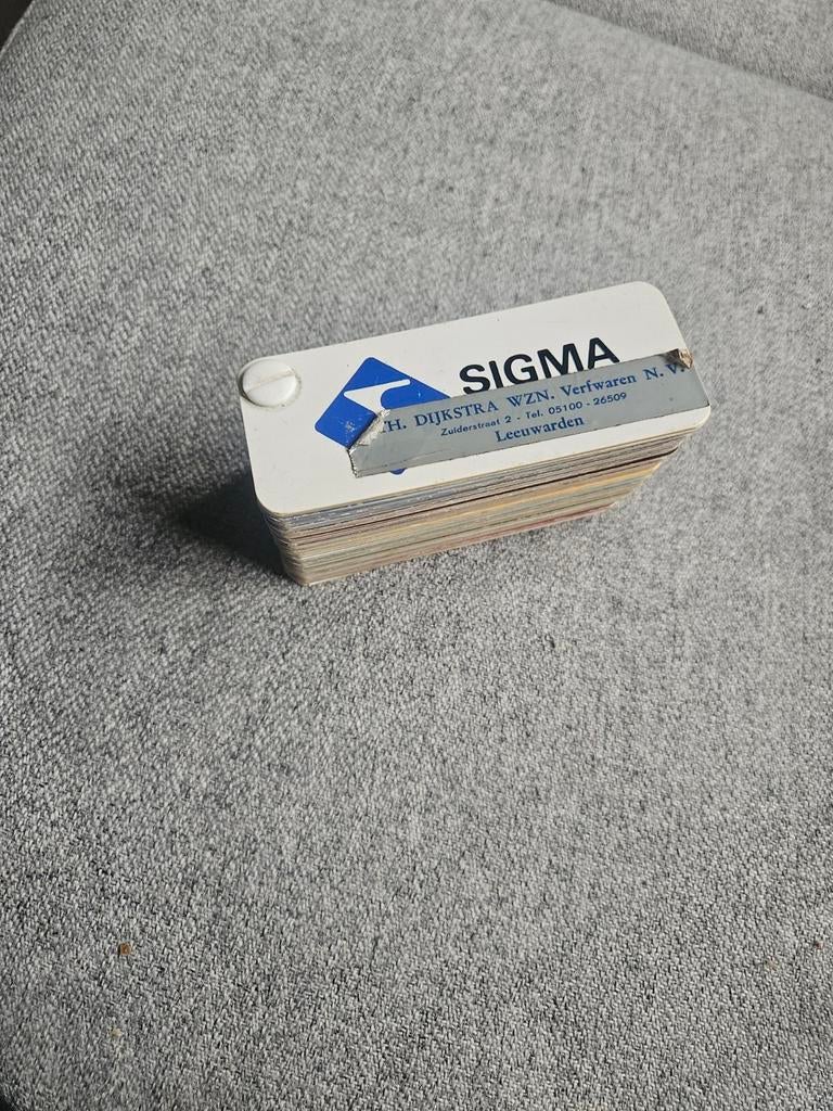 Sigma kleurenwaaier - Diverse kleuren, Hobby en Vrije tijd, Schilderen, Ophalen of Verzenden