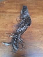 Haarklem met nephaar bruin, Sieraden, Tassen en Uiterlijk, Uiterlijk | Haarverzorging, Ophalen of Verzenden, Nieuw, Pruik of Haarverlenging