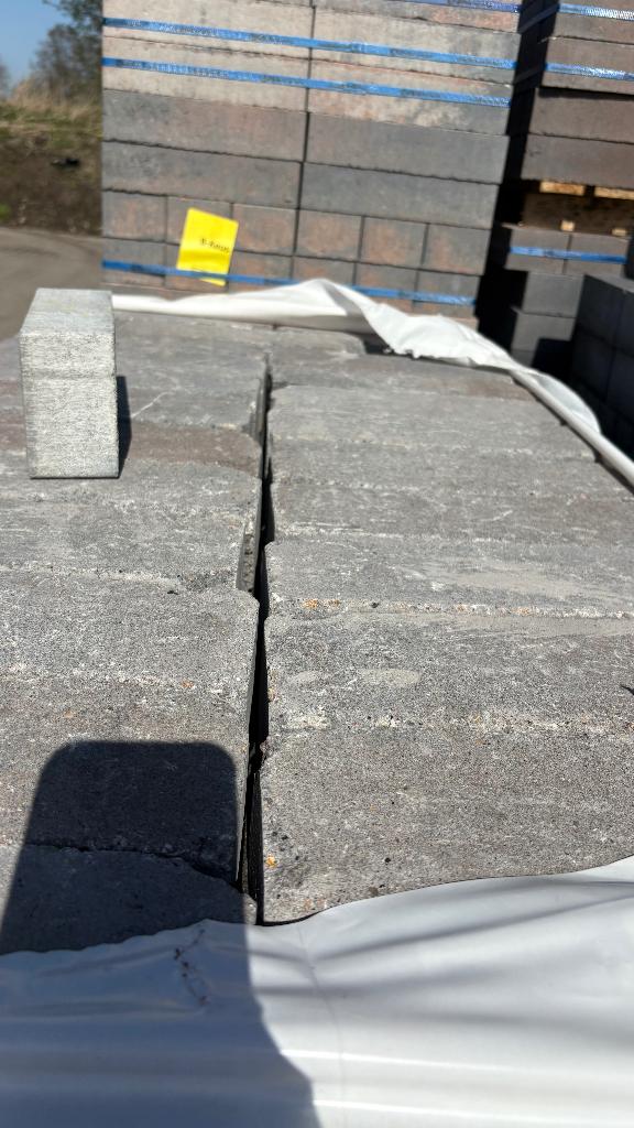 stonique trommel longstone 7 cm oud drachten restant 14,8m2, Klinkers, Ophalen of Verzenden, Zo goed als nieuw, 10 m² of meer