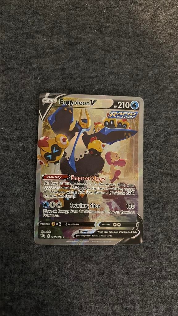 Empoleon V 146/163 BST, Hobby en Vrije tijd, Verzamelkaartspellen | Pokémon, Ophalen of Verzenden, Zo goed als nieuw