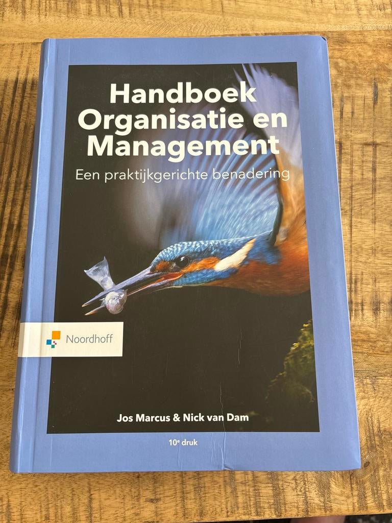 Handboek Organisatie en Management - 10e druk, Ophalen of Verzenden, Gelezen, Management