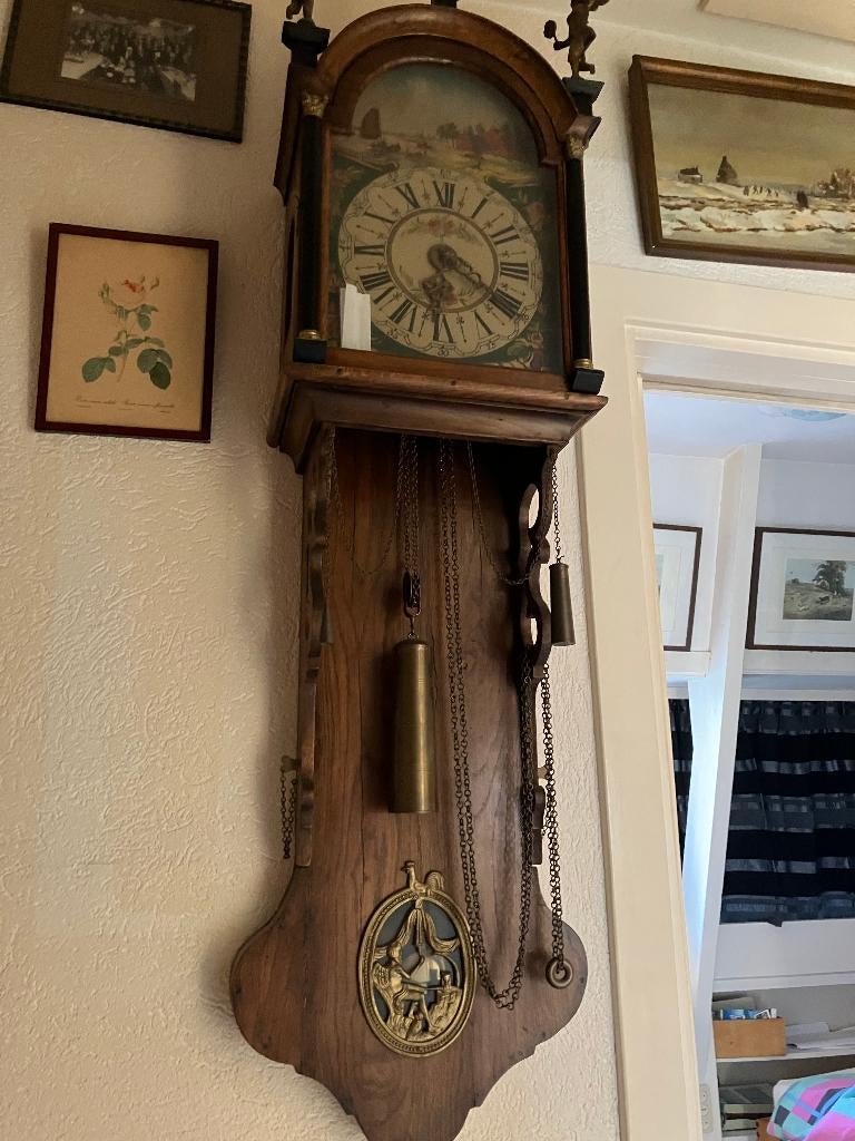 Friese staartklok oud, Antiek en Kunst, Ophalen