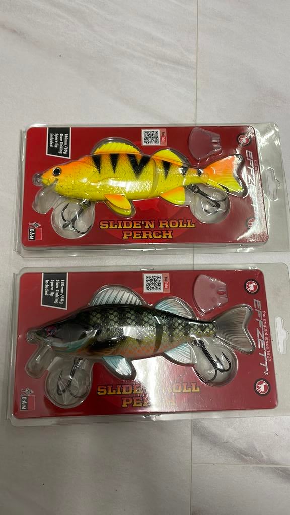 Dam effzett slide’n roll perch 18cm/80g slow sinking., Ophalen of Verzenden, Nieuw, Overige typen