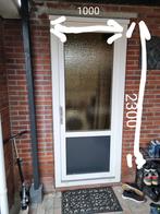 Achterdeur inclusief kozijn, Doe-het-zelf en Verbouw, Deuren en Horren, Gebruikt, 80 tot 100 cm, 215 cm of meer, Ophalen of Verzenden