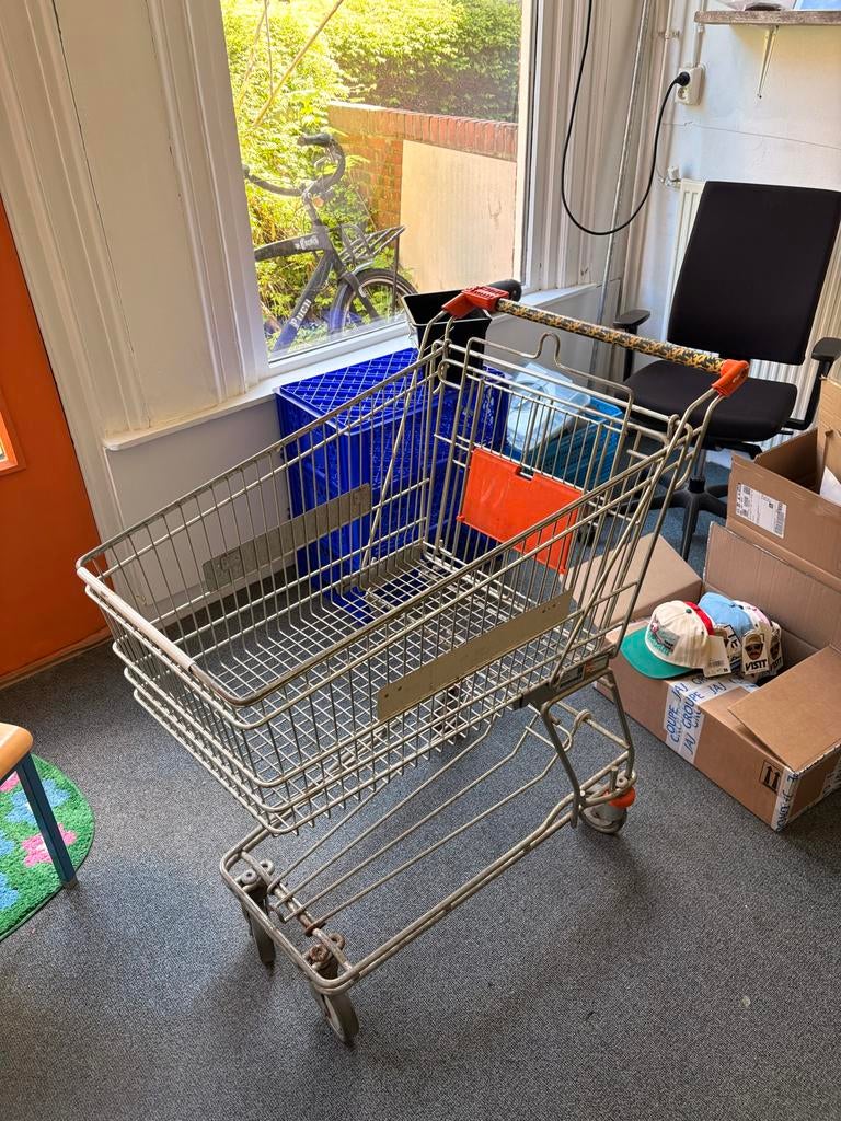 Stevige Winkelwagen - Ideaal voor Thuis of Bedrijf, Verzamelen, Winkelwagenmuntjes, Ophalen