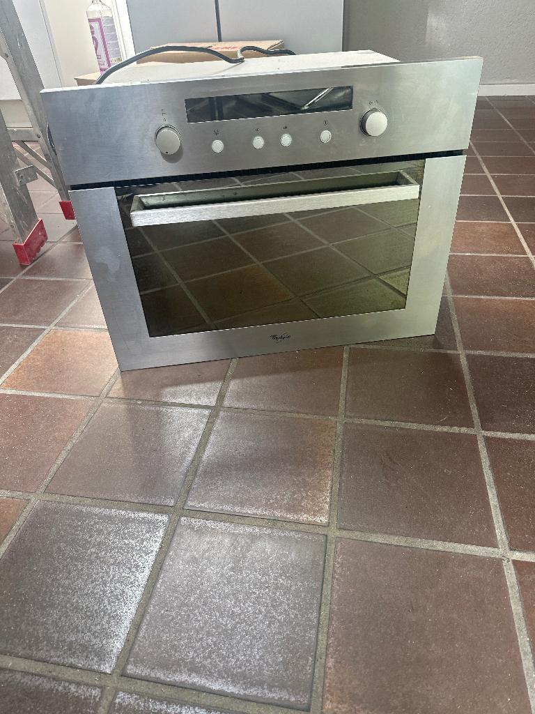 Whirlpool combi oven, Gebruikt, Oven met grill, Inbouw, Draaiplateau