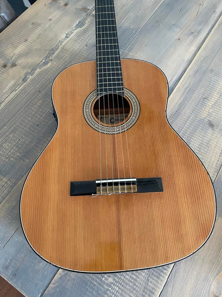 Spaanse semi-akoestische gitaar met Fishman element, Ophalen, Gebruikt, Klassieke of Spaanse gitaar, Met (piezo-)element