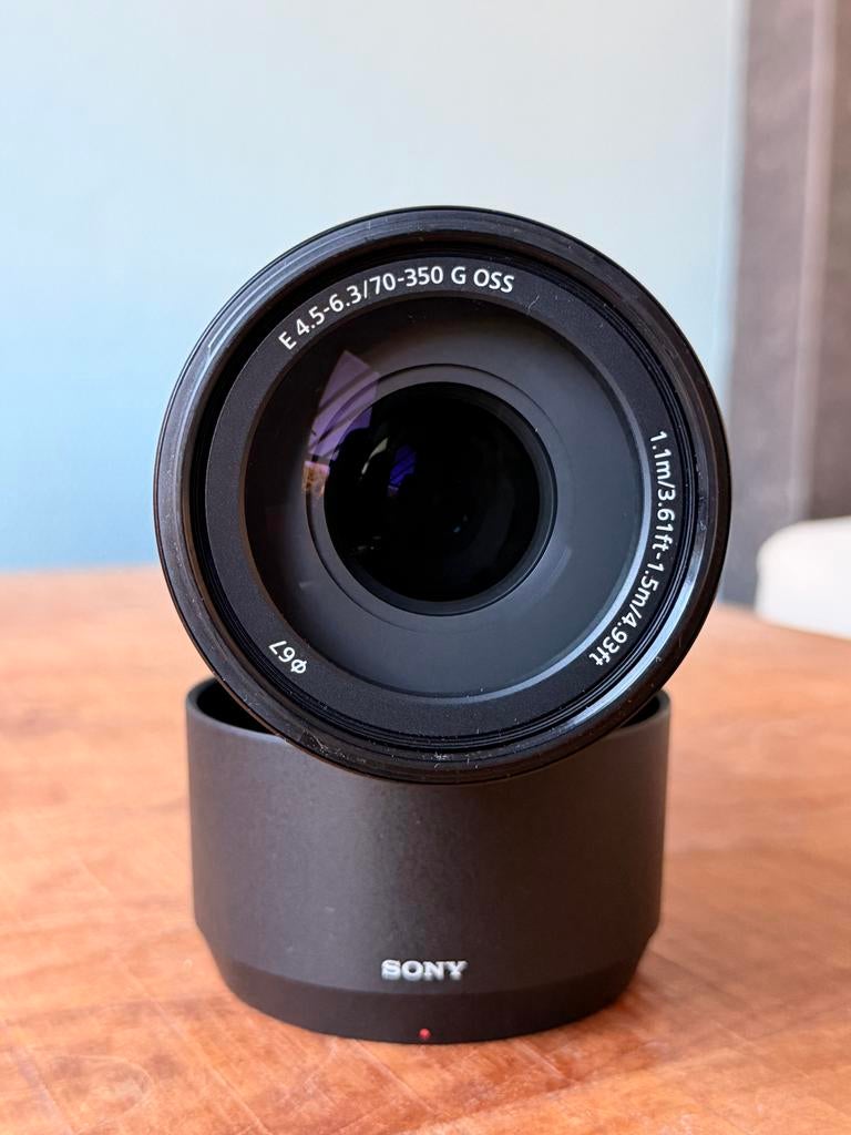 Z.G.AN.: Sony E 70-350mm F4.5-6.3 G OSS E-mount lens, Ophalen of Verzenden, Zo goed als nieuw, Telelens, Zoom