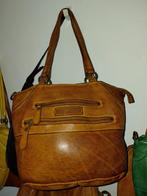 Hillburry leren tas cognac bruin leer NIEUW Hill Burry, Ophalen of Verzenden, Nieuw, Bruin, Handtas
