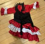 Spaanse jurk maat 116, Ophalen, Gebruikt, 110 t/m 116, Meisje