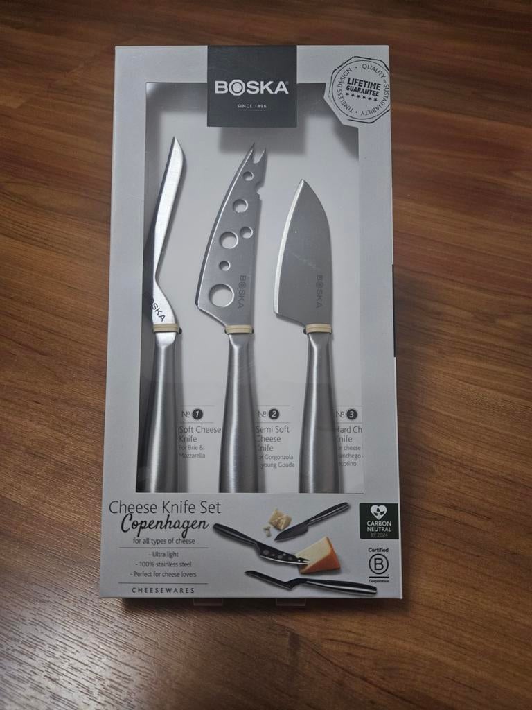 kaasmessen set, Ophalen of Verzenden, Zo goed als nieuw, Overige materialen, Bestekset