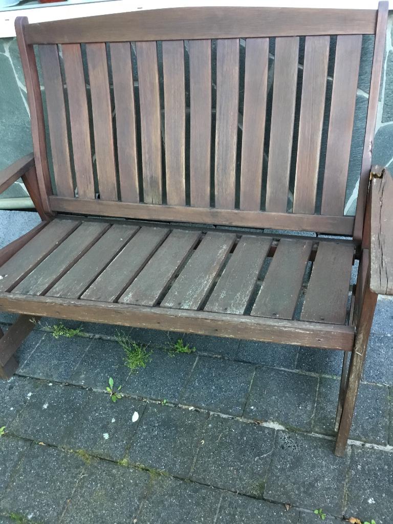Tuinbank, Tuin en Terras, Ophalen, Gebruikt, Hout