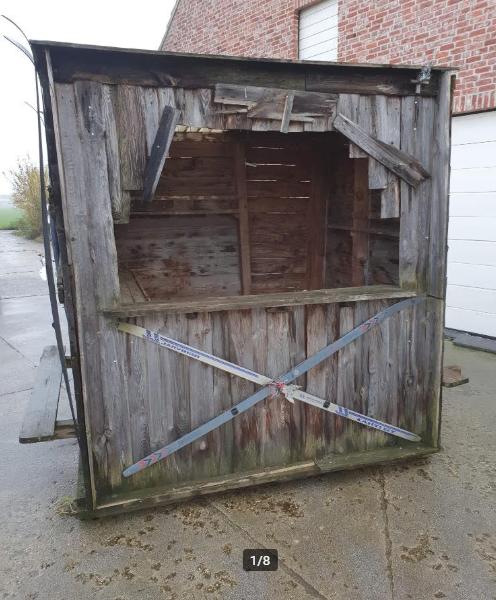 apreski hutje, houten hutje, Ophalen, Gebruikt, Overige