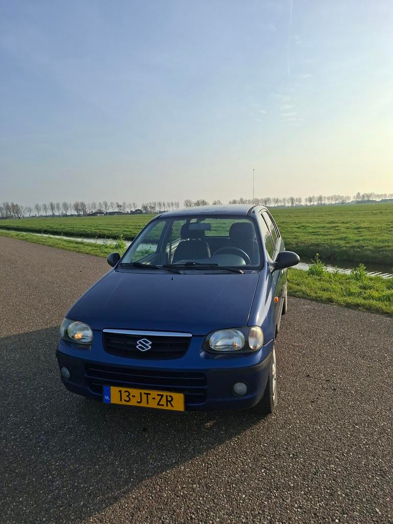 Suzuki Alto 1.1 2002 Blauw, Voorwielaandrijving, 750 kg, 4 cilinders, Origineel Nederlands
