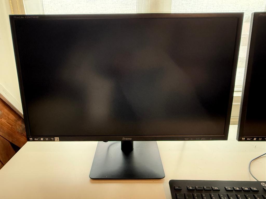 Computerscherm Iiyama Prolite X2474HS-B2 (2 beschikbaar), IPS, Full HD, 60 Hz of minder, Ophalen