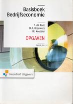 P. de Boer e.a. Basisboek bedrijfseconomie. Opgaven. 9e druk, Ophalen, Zo goed als nieuw, Economie en Marketing