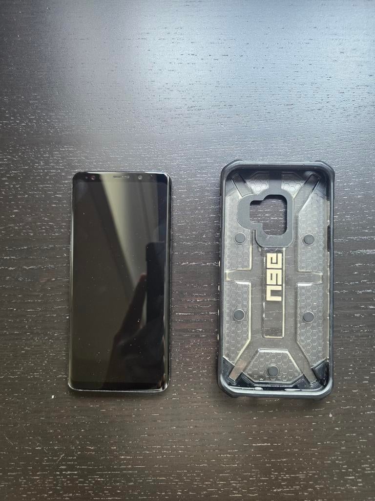Samsung Galaxy S9 met UAG hoesje - Gebruikt, Telecommunicatie, Mobiele telefoons | Samsung, 64 GB, Ophalen, Gebruikt, Zwart