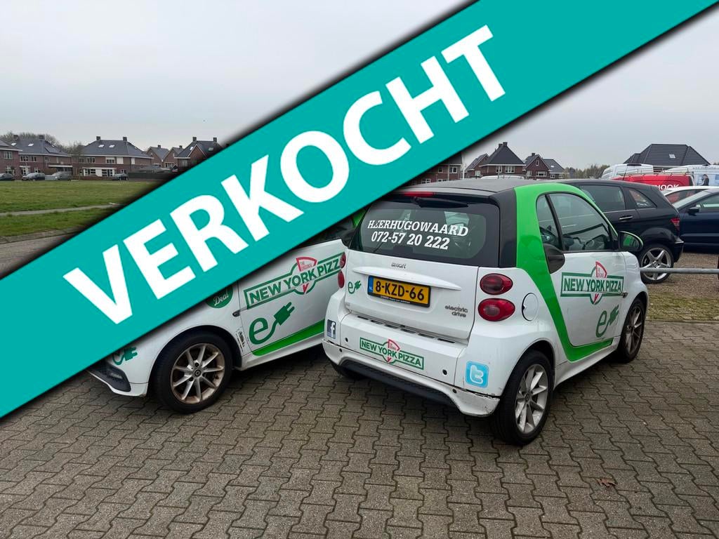 Smart Fortwo coupé Electric drive BRABUS 18 kWh automaat 20, Auto's, Smart, Automaat, Gebruikt, Zwart, 48 pk