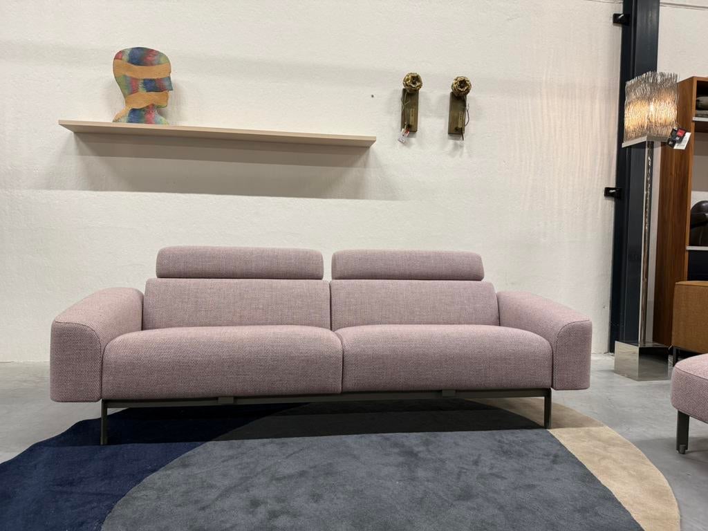 Nieuw Harvink Custum Bank 3,5 zits design Hocker Stof Poef, Harvink, 75 tot 100 cm, Ophalen of Verzenden, Rechte bank