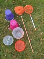 Schepnetjes en kleine emmers voor op het strand, Ophalen of Verzenden, Gebruikt