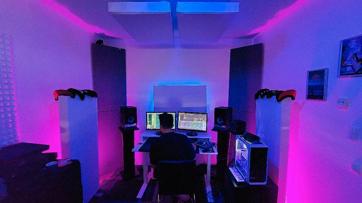 Muziekstudio basstraps en stands, Muziek en Instrumenten, Overige Muziek en Instrumenten, Gebruikt, Ophalen