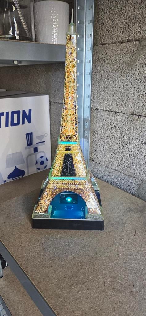 Eifeltoren puzzel met licht, Hobby en Vrije tijd, Denksport en Puzzels, Ophalen of Verzenden