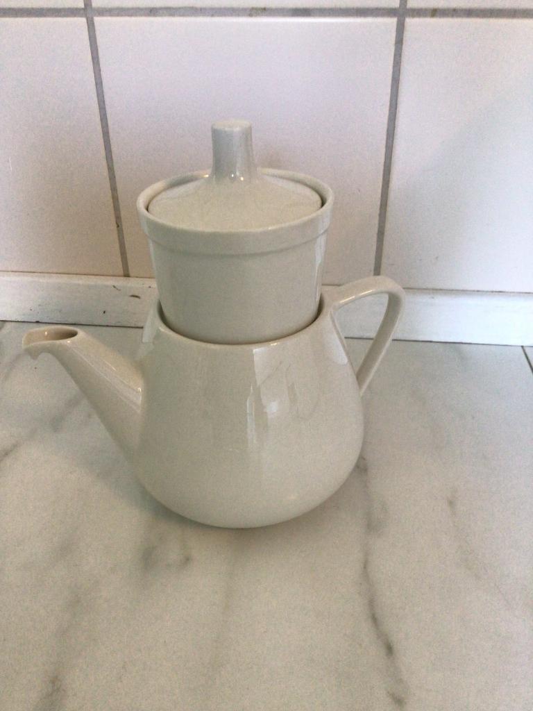Villeroy & Boch Koffiepotje met filter nr 5 Wit, Ophalen of Verzenden
