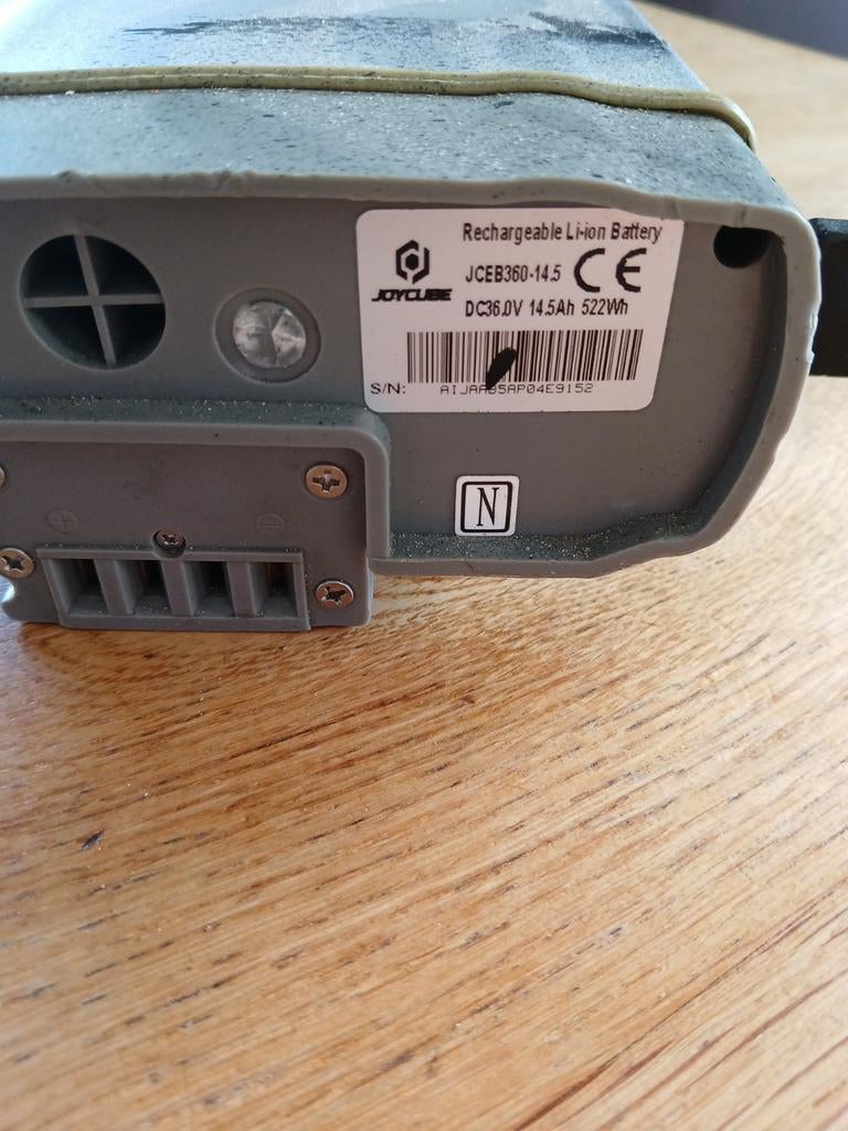 Stella accu type 2 - 36V 14.5Ah 522Wh (incl. lader), Fietsen en Brommers, Ophalen of Verzenden, Gebruikt